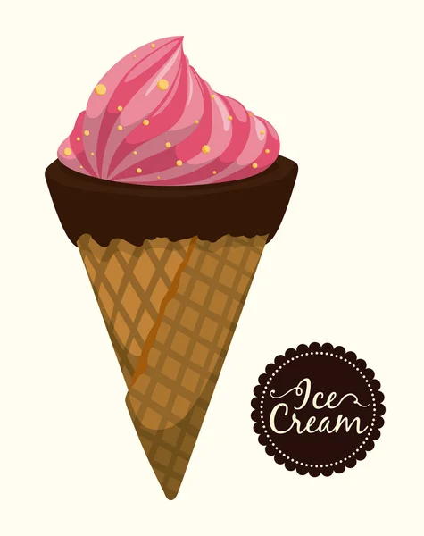 Crème glacée — Image vectorielle