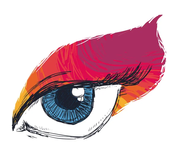 Иконка глаза — стоковый вектор