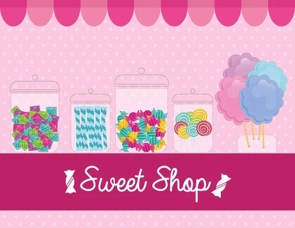 Sweet shop — Stock Vector