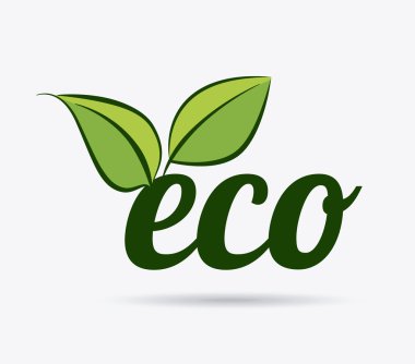 Ekoloji tasarım, vektör çizim.