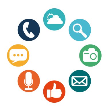 Teknoloji tasarım, vektör çizim.