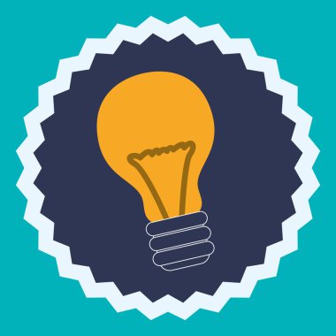 Ampul tasarım, vektör çizim.