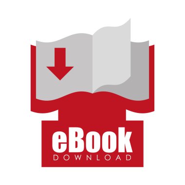 eKitap tasarımı, vektör çizim.