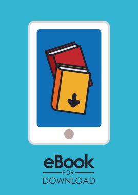 eKitap tasarımı, vektör çizim.