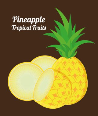 Meyve tasarım, vektör çizim.