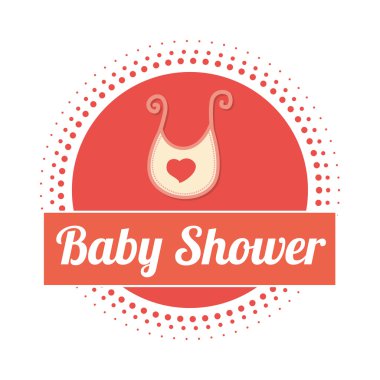 Bebek duş tasarım, vektör çizim.