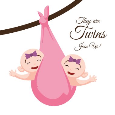 Bebek duş tasarım, vektör çizim.