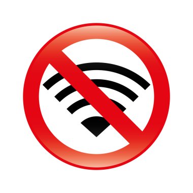 Wi-fi tasarım, vektör çizim.