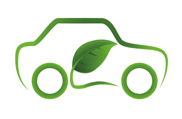 Eco coche — Vector de stock