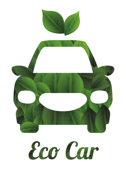 Eco coche — Archivo Imágenes Vectoriales