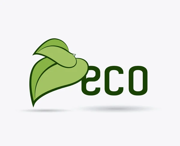 Ecologie ontwerp, vectorillustratie. — Stockvector