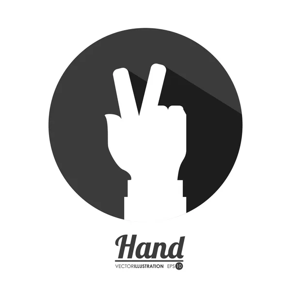 Hands gesture — Stock Vector