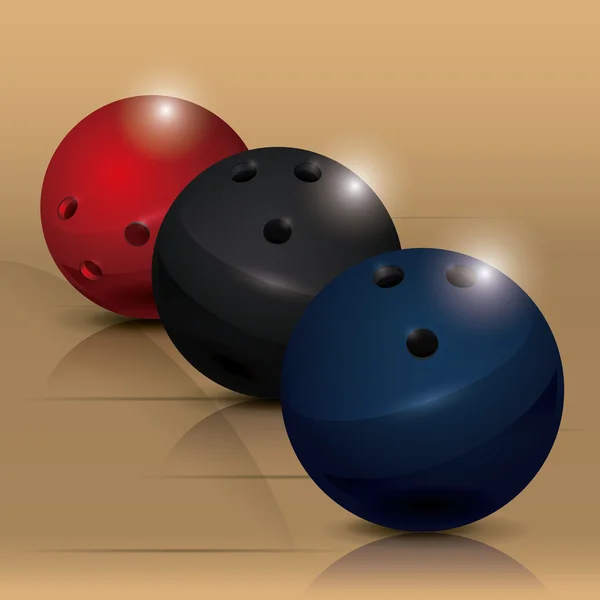 Bowling sport — Stockový vektor