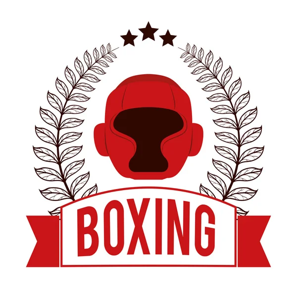 Boxing sport — Stock Vector