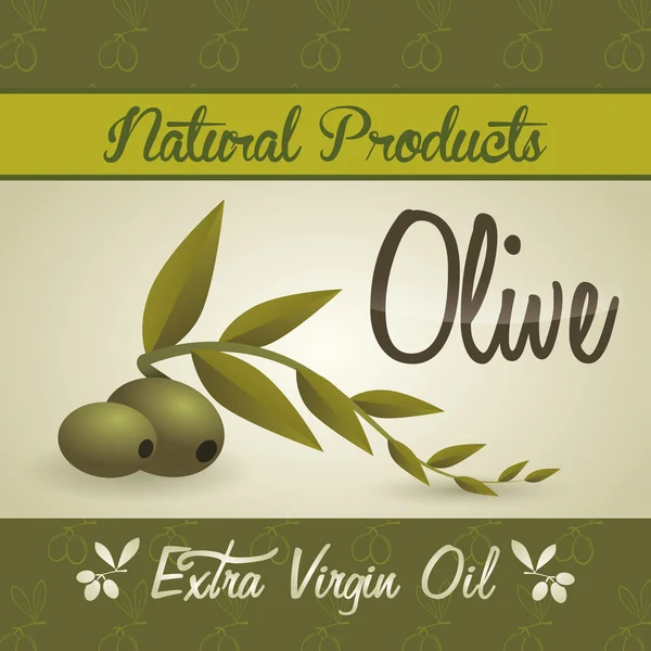 Huile d'olive — Image vectorielle