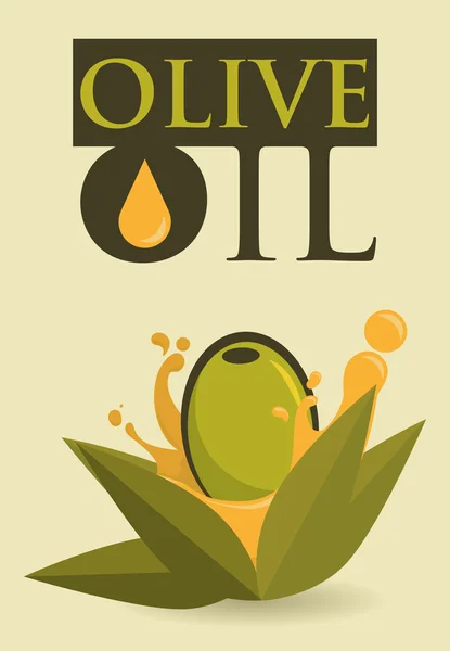 Olijfolie — Stockvector