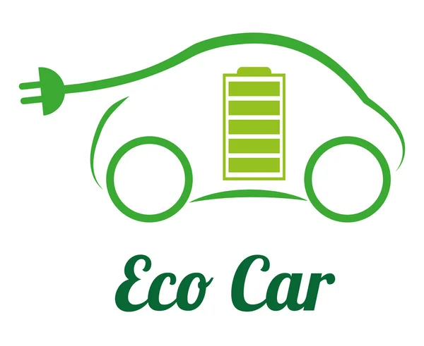 Eco voiture — Image vectorielle