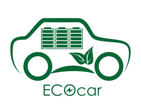 Eco voiture — Image vectorielle