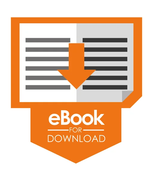 EBook design, ilustração vetorial . — Vetor de Stock