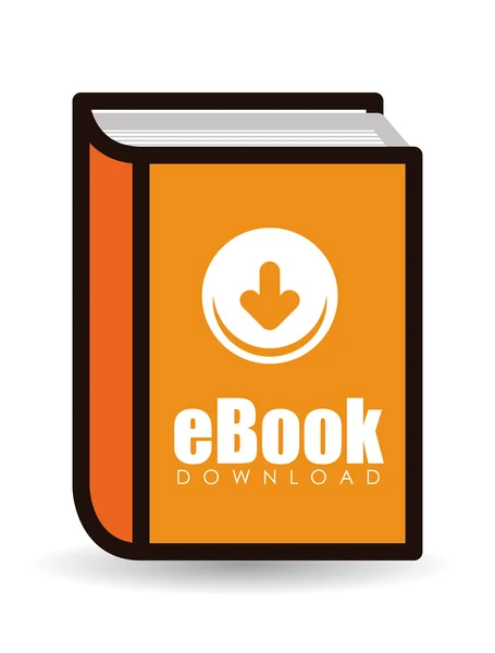 EBook design, vector illustration. — Stock Vector