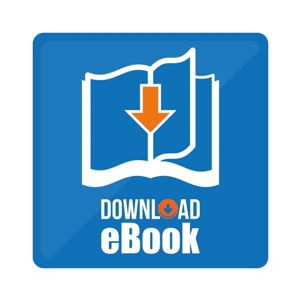 EBook design, vector illustration. — Stock Vector