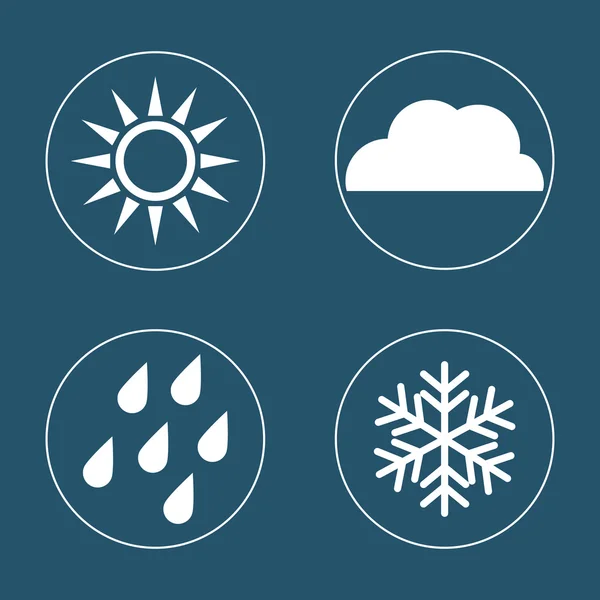 Concept météo — Image vectorielle