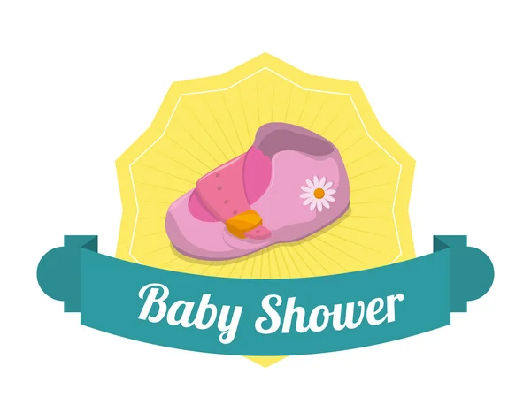 赤ちゃんシャワー デザイン、ベクトル イラスト. — ストックベクタ