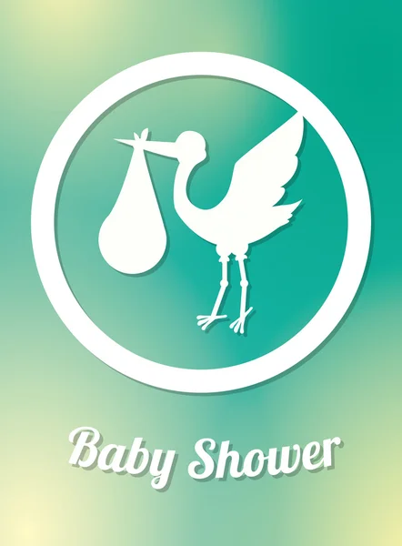 赤ちゃんシャワー デザイン、ベクトル イラスト. — ストックベクタ