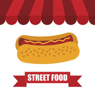 Gıda tasarım, vektör çizim.