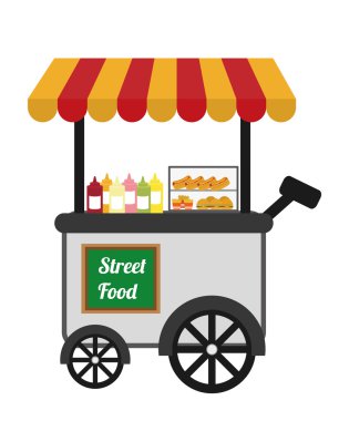 Gıda tasarım, vektör çizim.