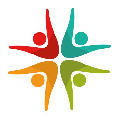 Ekip çalışması tasarım, vektör çizim.