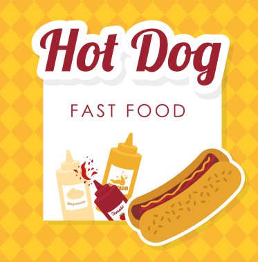 Gıda tasarım, vektör çizim.