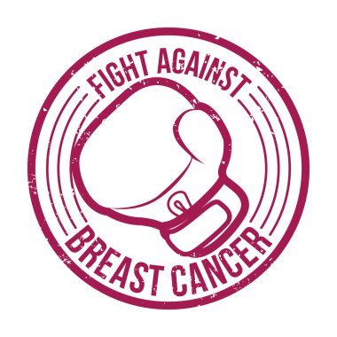 Meme kanseri tasarım, vektör çizim.