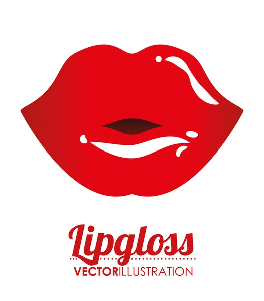 Maquillaje de diseño, ilustración vectorial . — Vector de stock