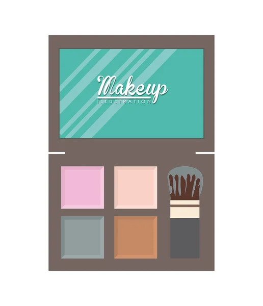 Make-up Design, Vektorillustration. — Stockvektor