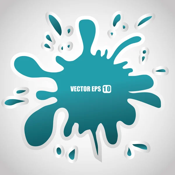 Diseño de salpicaduras, ilustración vectorial . — Vector de stock