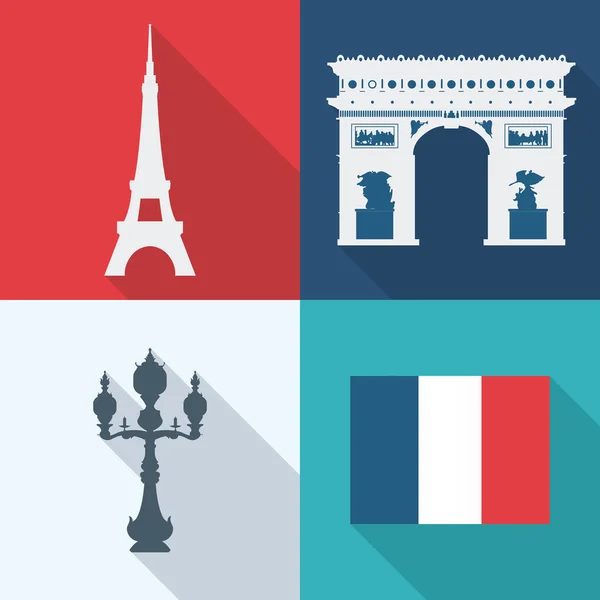 Paris design, vector illustration. — Stock Vector