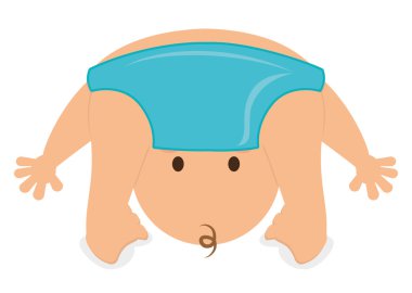 Bebek tasarım, vektör çizim.