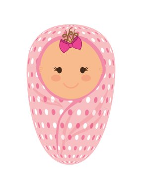 Bebek tasarım, vektör çizim.