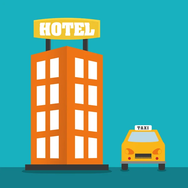 Hotel design, ilustracji wektorowych. — Wektor stockowy