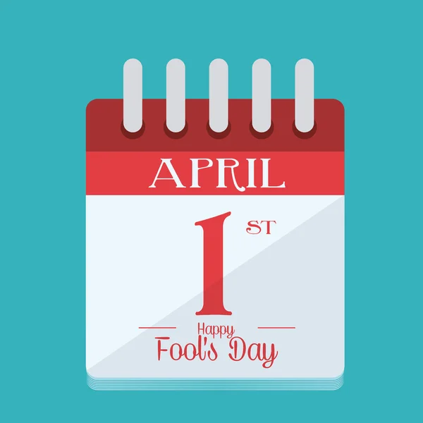 1 Nisan, gündüz tasarımı, vektör illüstrasyonu.