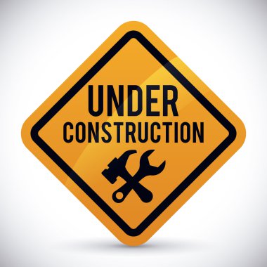 İnşaat tasarım altında illüstrasyon vektör.