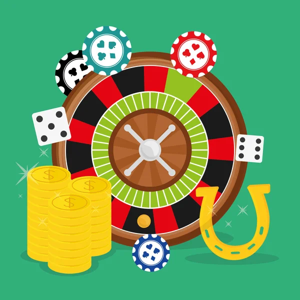 Design de casino . — Vetor de Stock