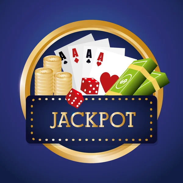 Casino van ontwerp. — Stockvector