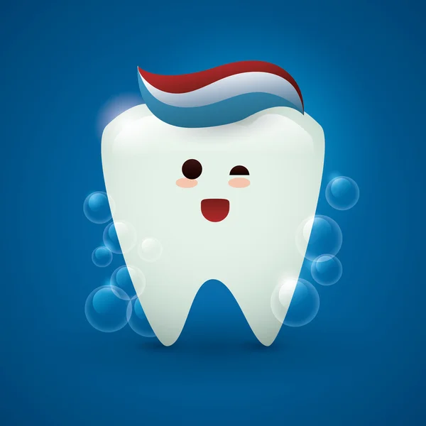 Dentaldesign, Vektorillustration. — Stockvektor