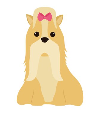 Köpek tasarım, vektör çizim.