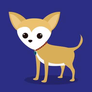 Köpek tasarım, vektör çizim.