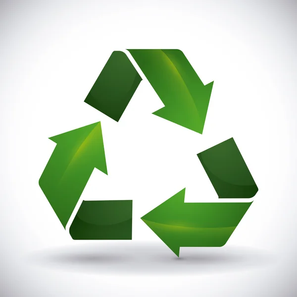 Recycle ontwerp. — Stockvector