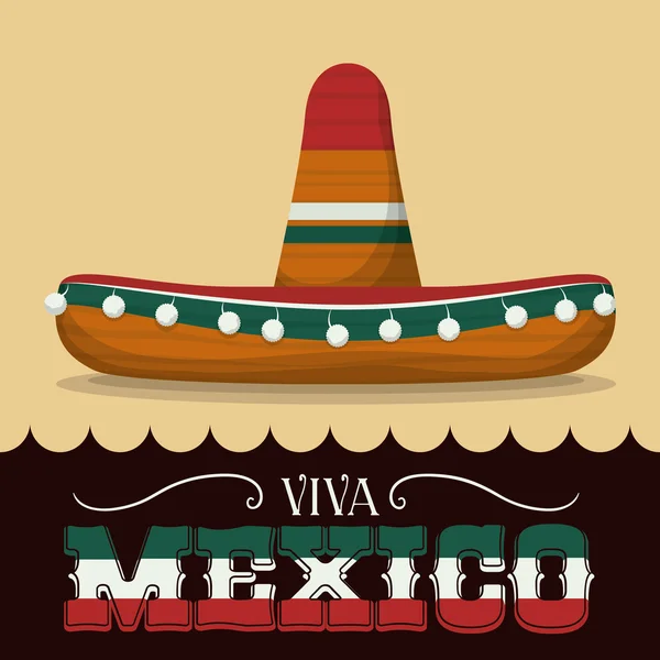 México diseño . — Vector de stock