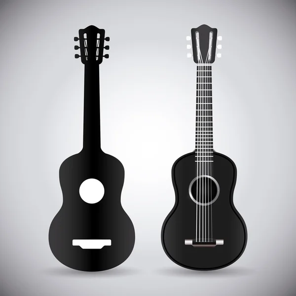 Design de guitarra . — Vetor de Stock